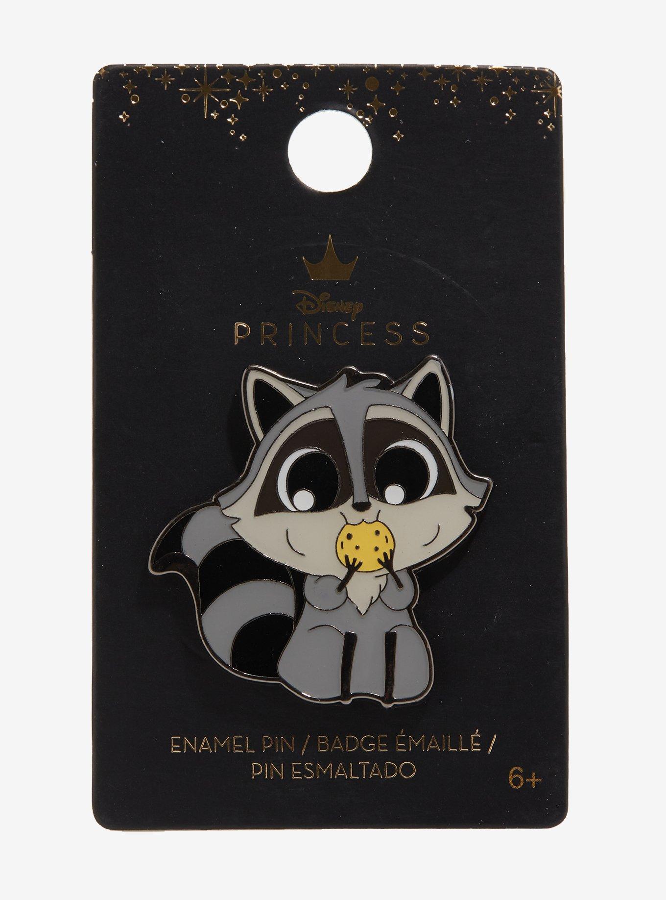 Loungefly Disney Pocahontas Chibi Meeko Enamel Pin, , alternate