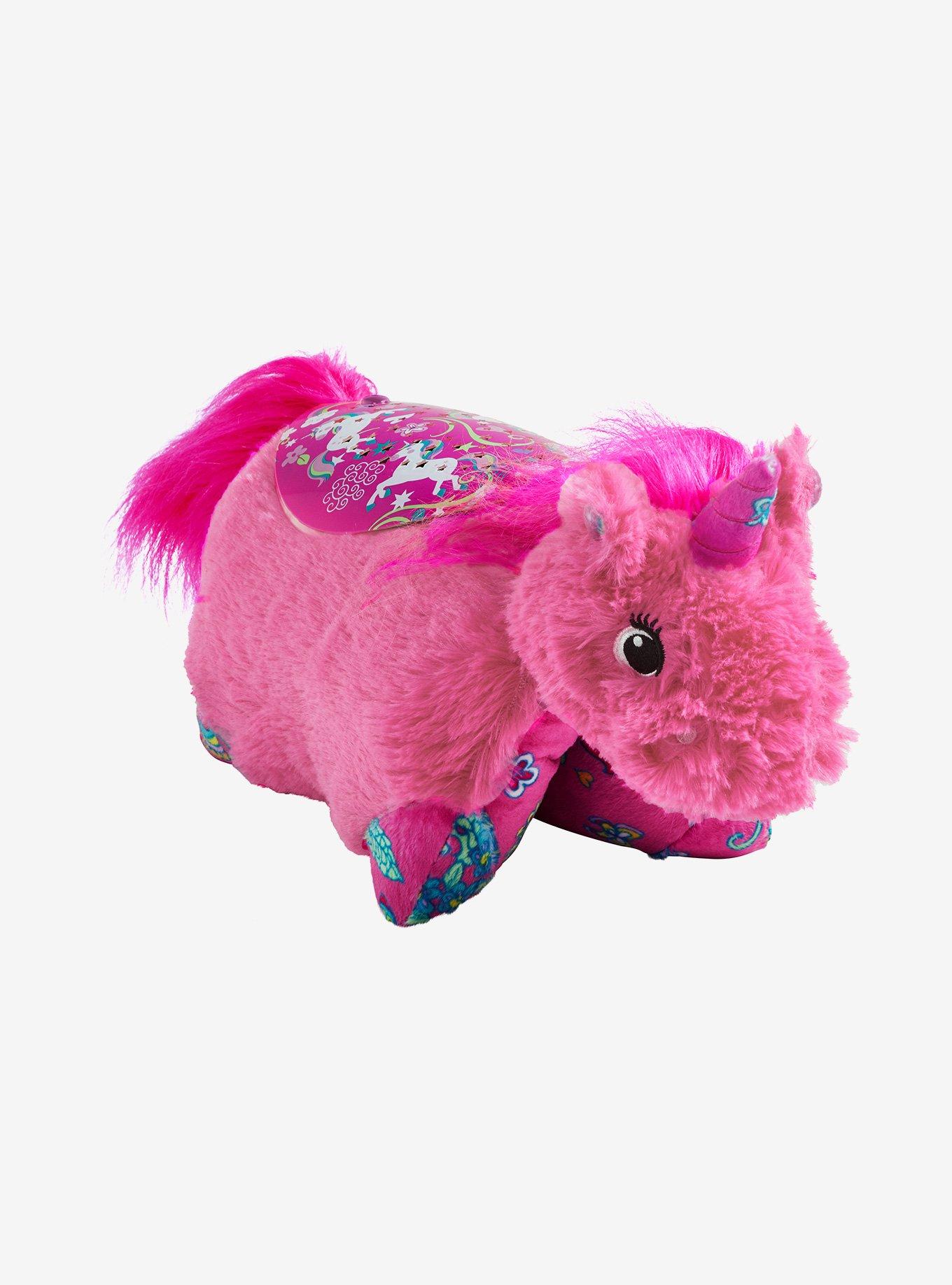 Colorful Pink Unicorn Sleeptime Lite Pillow Pets Plush Toy, , alternate