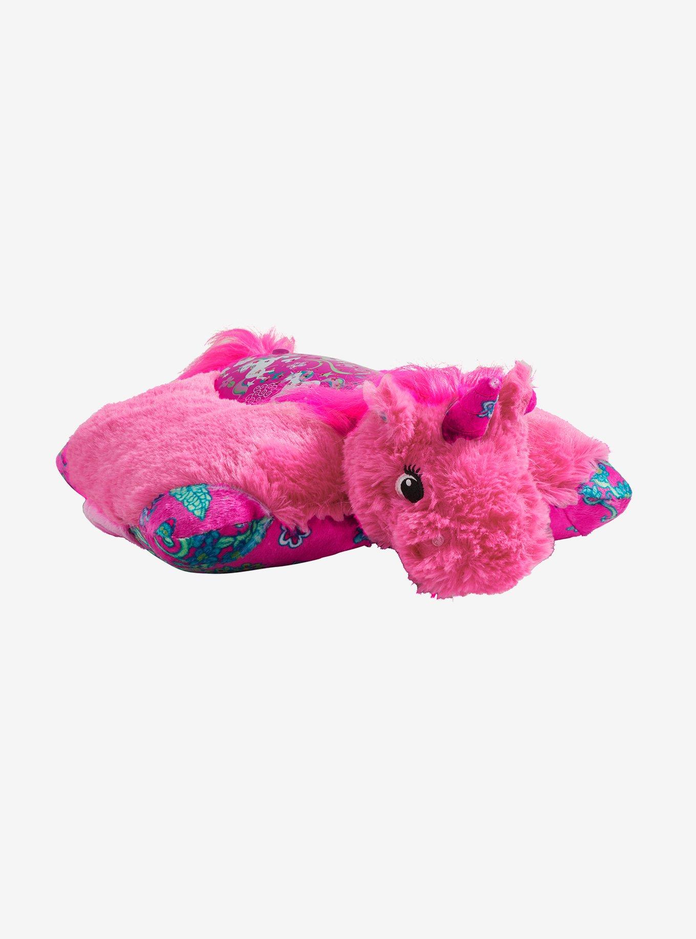 Colorful Pink Unicorn Sleeptime Lite Pillow Pets Plush Toy, , alternate