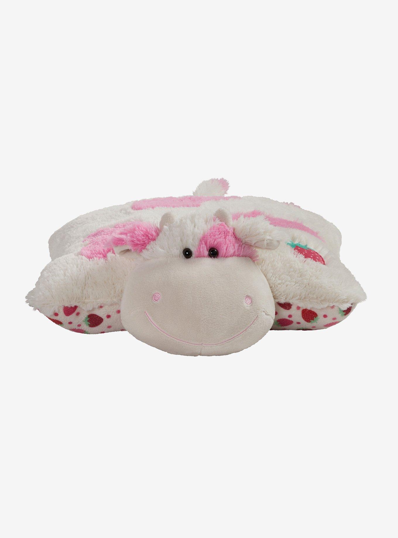 Sweet Scented Strawberry Milkshake Cow Pillow Pets Plush Toy