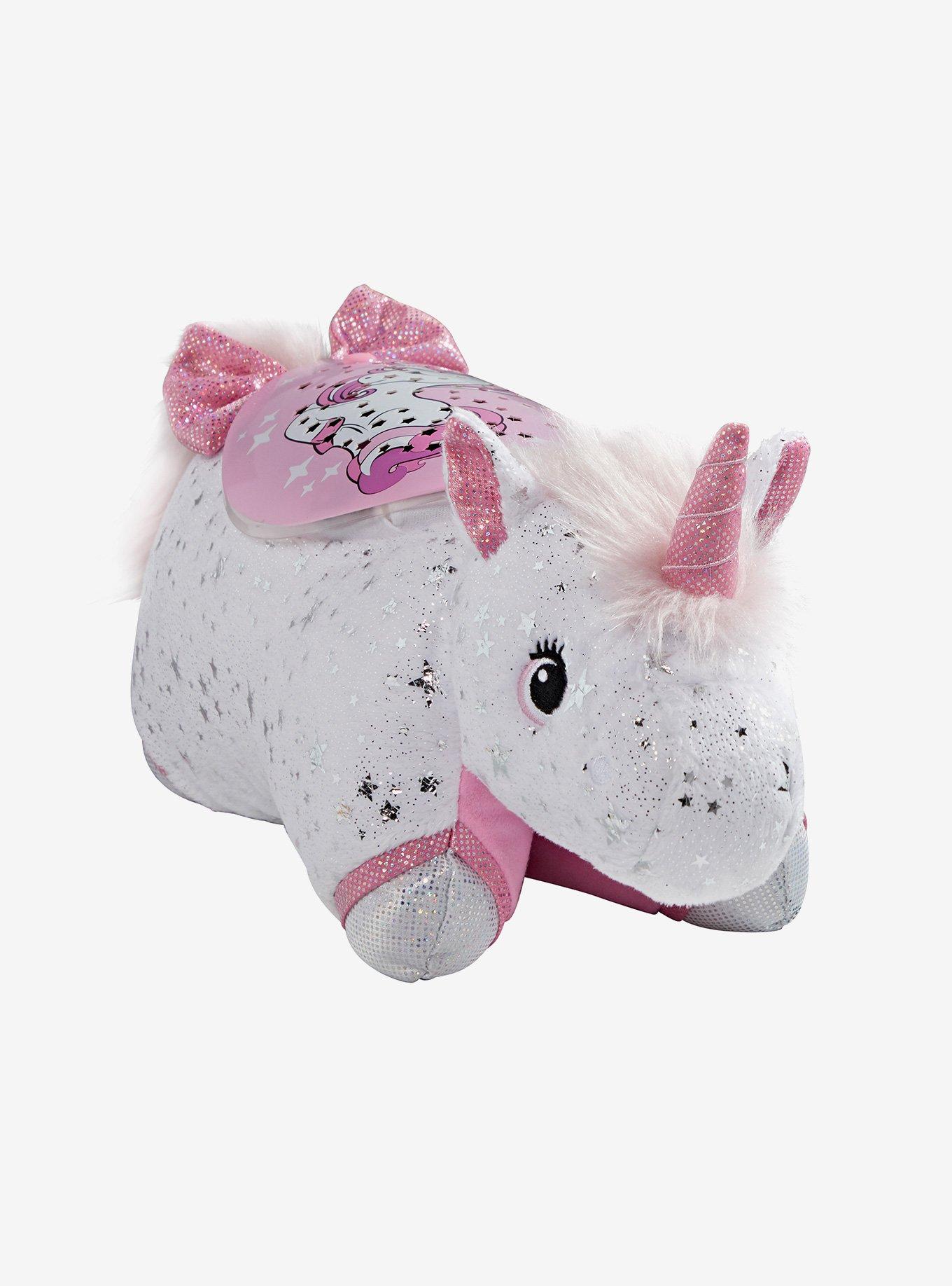 Glittery Unicorn Sleeptime Lite Pillow Pets Plush Toy, , alternate