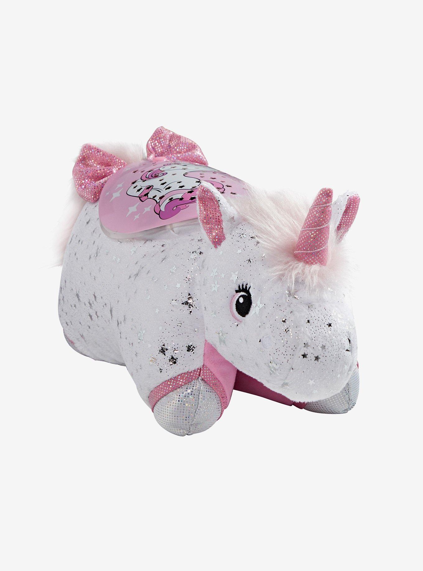 Glittery Unicorn Sleeptime Lite Pillow Pets Plush Toy, , alternate