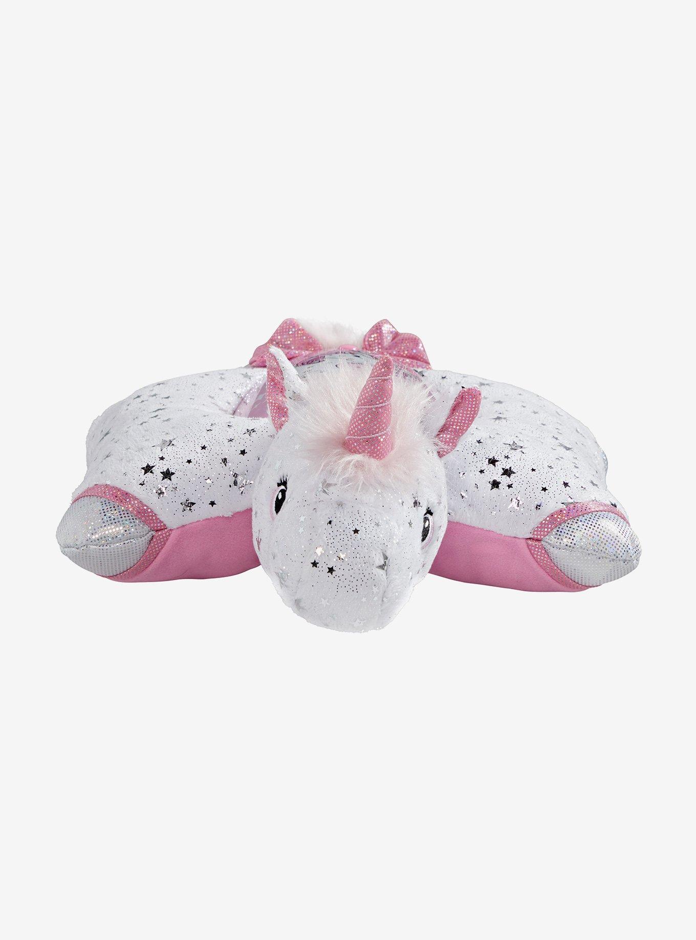 Glittery Unicorn Sleeptime Lite Pillow Pets Plush Toy, , alternate