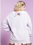 Disney Alice In Wonderland Lace Collar Sweater Plus Size, MULTI, alternate