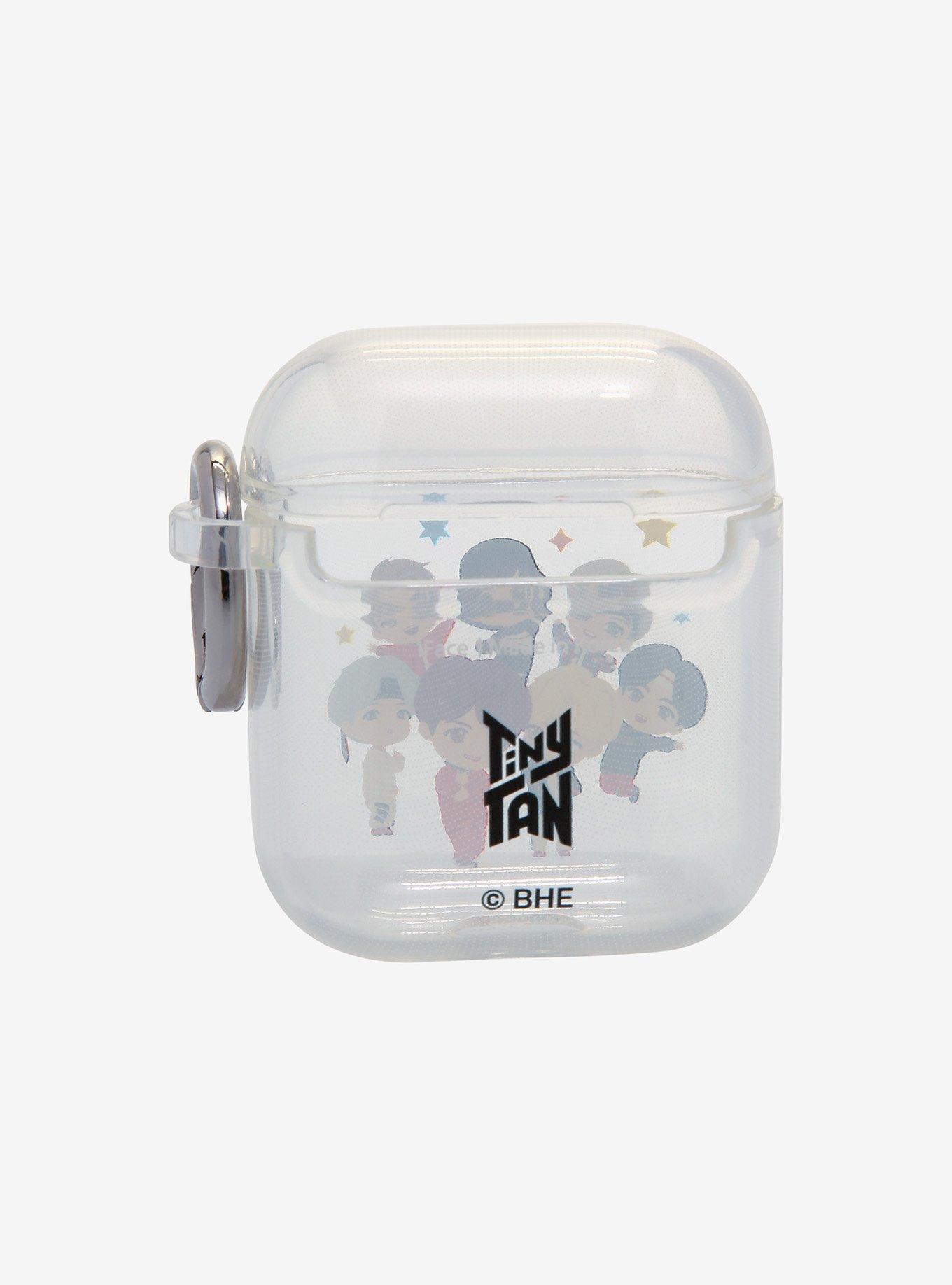 TinyTAN Character Clear Wireless Earbud Case Cover Inspired By BTS, , alternate