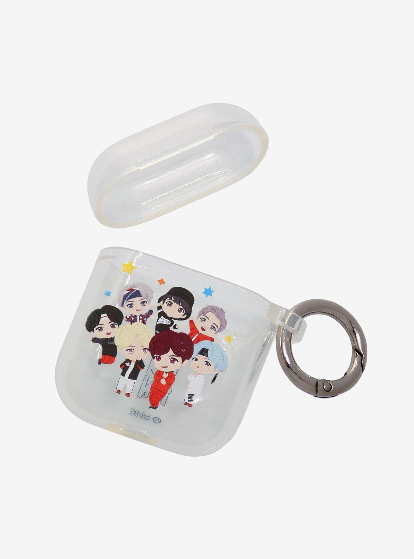 TinyTAN Character Clear Wireless Earbud Case Cover Inspired By BTS, , alternate