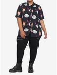 The Nightmare Before Christmas Oogie's Boys Woven Button-Up Plus Size, MULTI, alternate