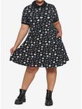 The Nightmare Before Christmas Icons Collar Dress Plus Size, MULTI, alternate