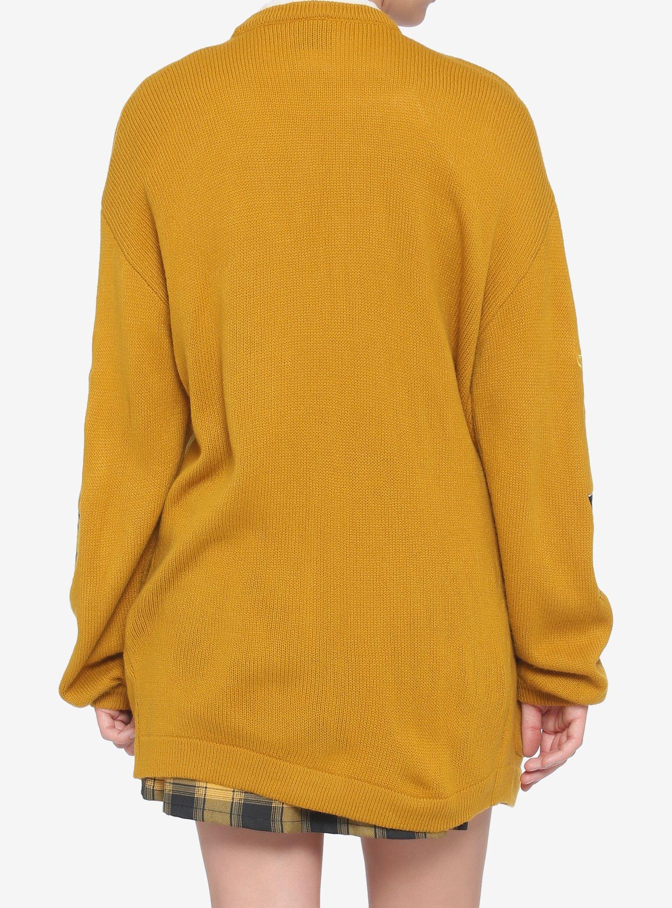 Harry Potter Hufflepuff Oversized Open Cardigan, MULTI, alternate - view 3