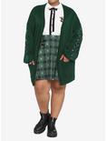Harry Potter Slytherin Oversized Girls Open Cardigan Plus Size, MULTI, alternate