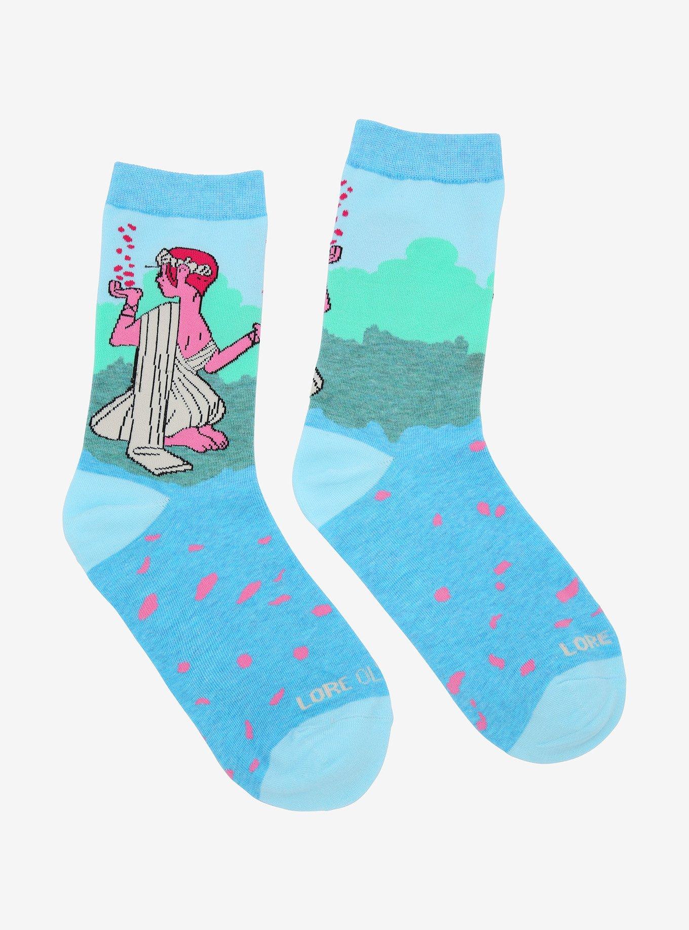 Lore Olympus Persephone Crew Socks, , alternate