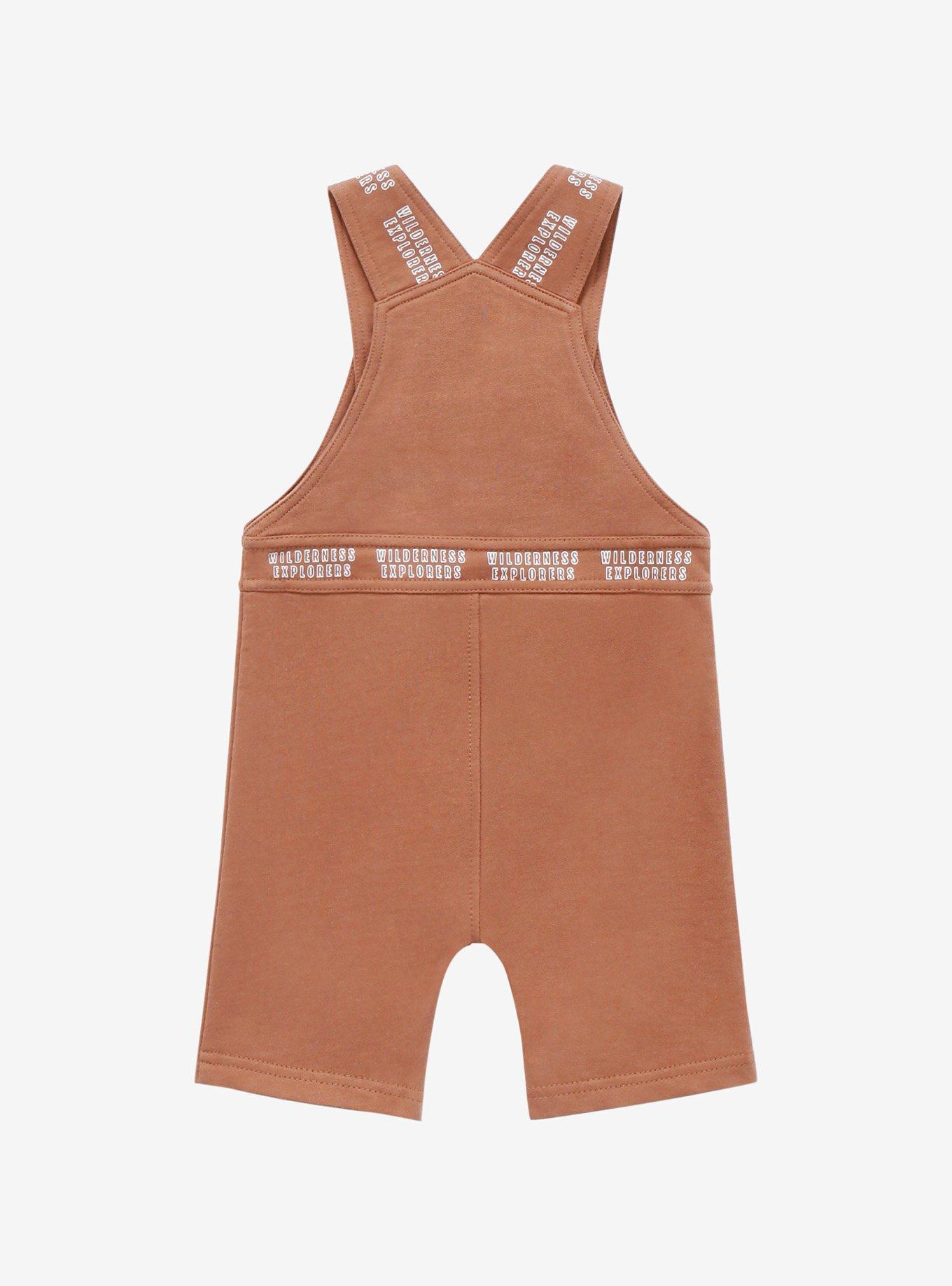 Our Universe Disney Pixar Up Wilderness Explorer Infant Overalls - BoxLunch Exclusive, BROWN  LIGHT BROWN, alternate