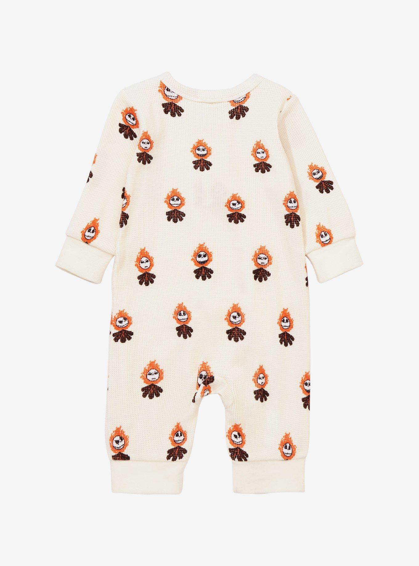 Our Universe Disney The Nightmare Before Christmas Jack Skellington Campfire Infant Thermal One-Piece - BoxLunch Exclusive, BLACK, alternate