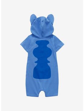 Disney Lilo & Stitch Stitch Ears Hooded Infant One-Piece - BoxLunch Exclusive, , hi-res