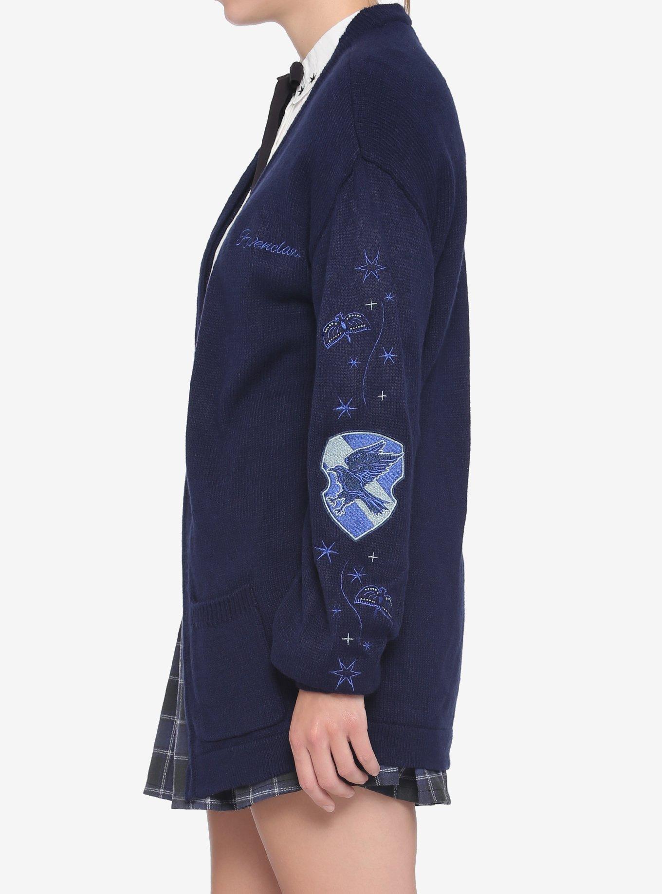 Harry Potter Ravenclaw Oversized Girls Open Cardigan, MULTI, alternate