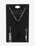 Naruto Shippuden Interchangeable Weapon Charm Necklace - BoxLunch Exclusive, , alternate