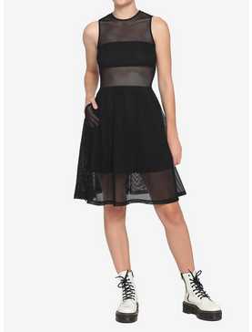 Black Knit Dress, , hi-res