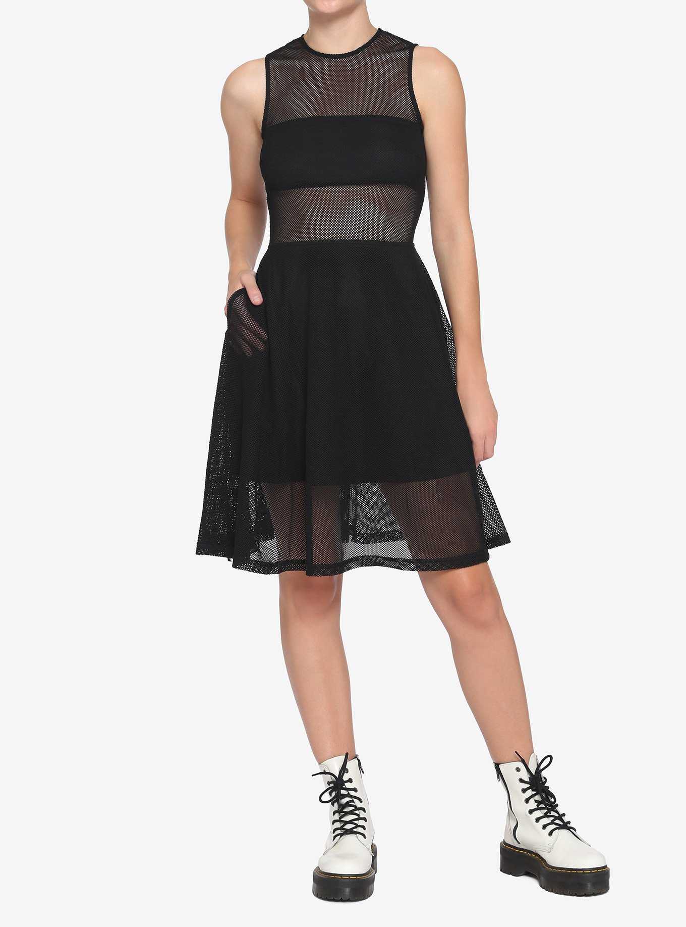 Black Knit Dress, , hi-res