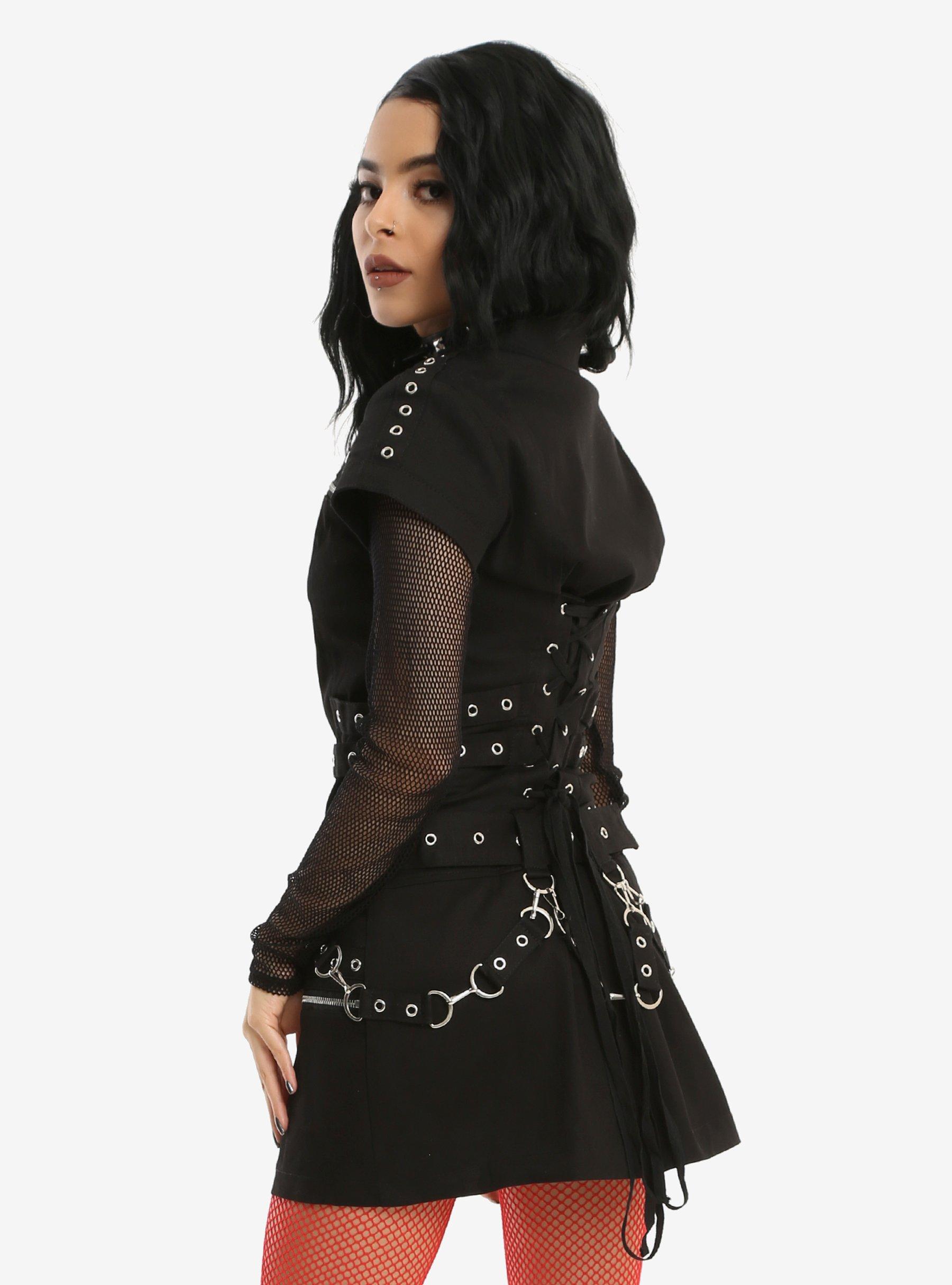 Zipper Bondage Dress, , hi-res
