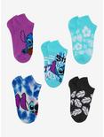 Disney Lilo & Stitch Tie-Dye No-Show Socks 5 Pair, , alternate