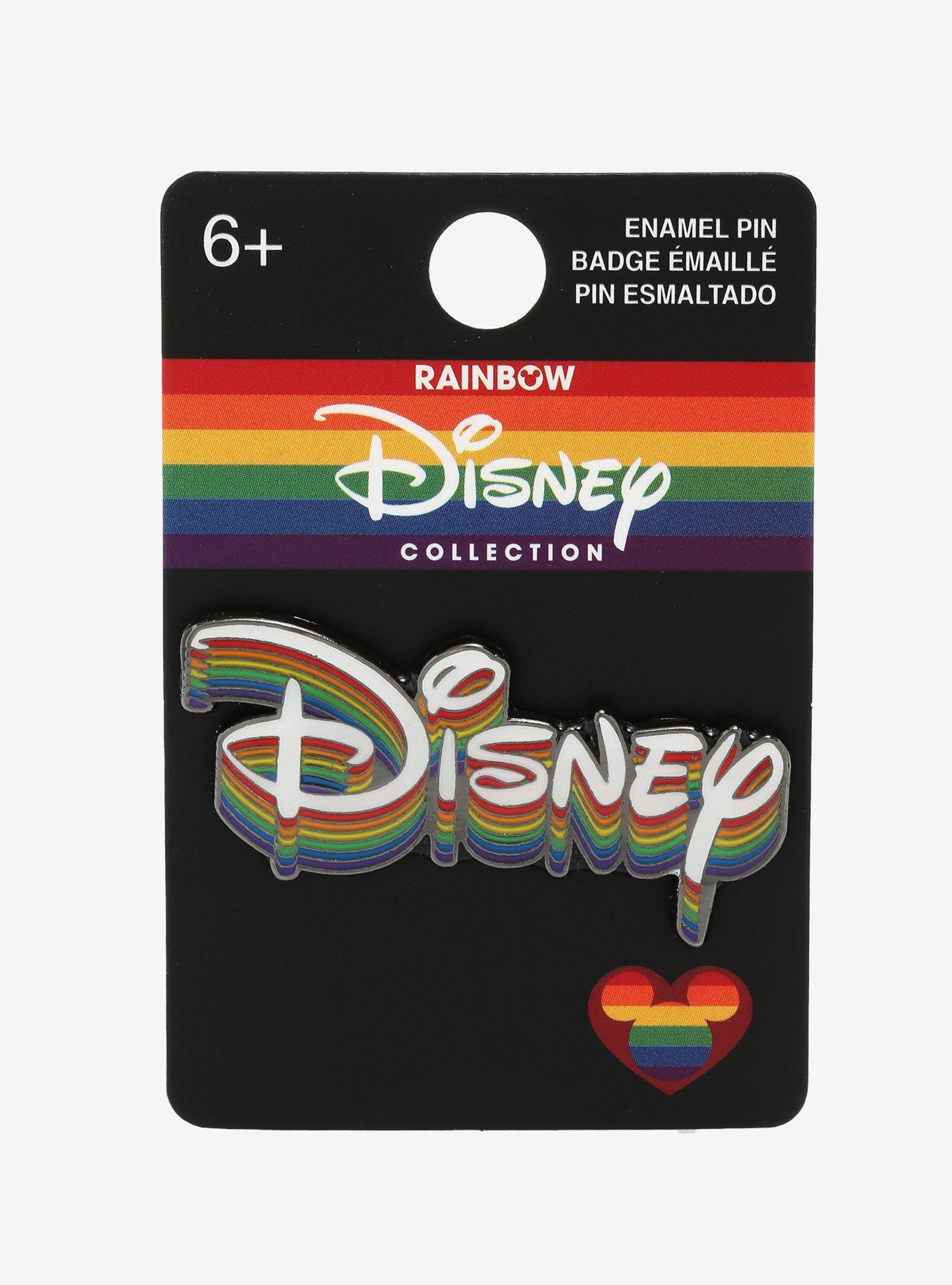 Loungefly Disney Pride Logo Enamel Pin - BoxLunch Exclusive, , alternate