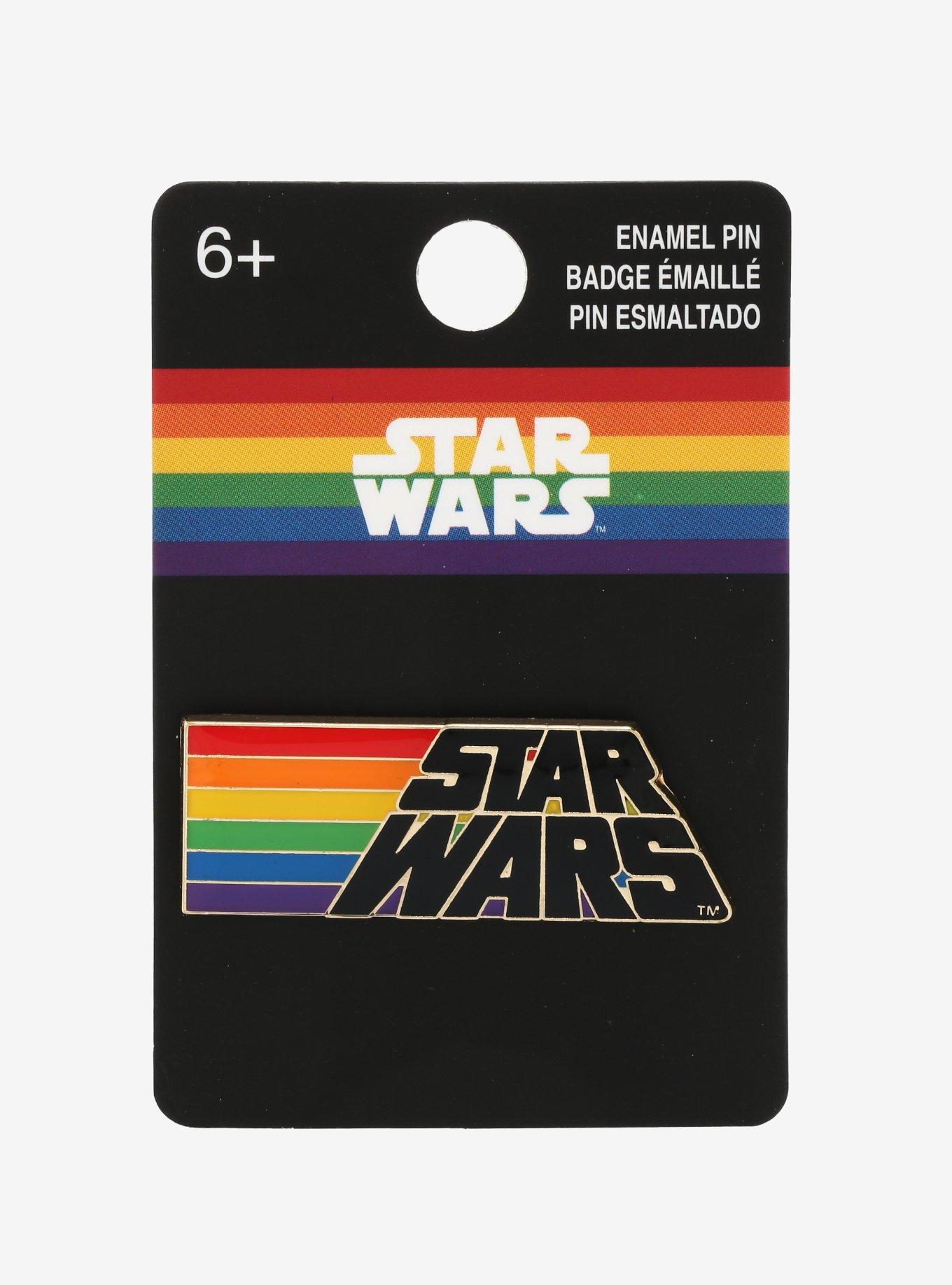 Loungefly Star Wars Pride Logo Enamel Pin - BoxLunch Exclusive, , alternate