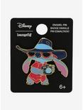 Loungefly Disney Lilo & Stitch Tourist Stitch Enamel Pin - BoxLunch Exclusive, , alternate