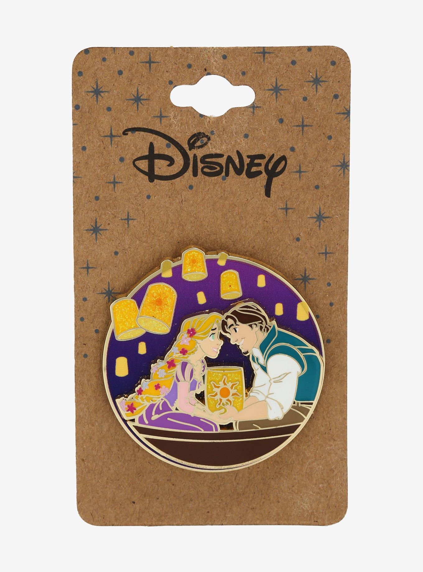 Disney Tangled Rapunzel & Flynn Lanterns Enamel Pin - BoxLunch Exclusive, , alternate