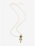 Harry Potter Hufflepuff Dried Flower Crystal Badger Necklace, , alternate