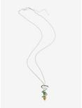 Harry Potter Slytherin Dried Flower Crystal Serpent Necklace, , alternate