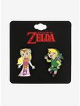 The Legend Of Zelda Link & Zelda Enamel Pin Set, , alternate