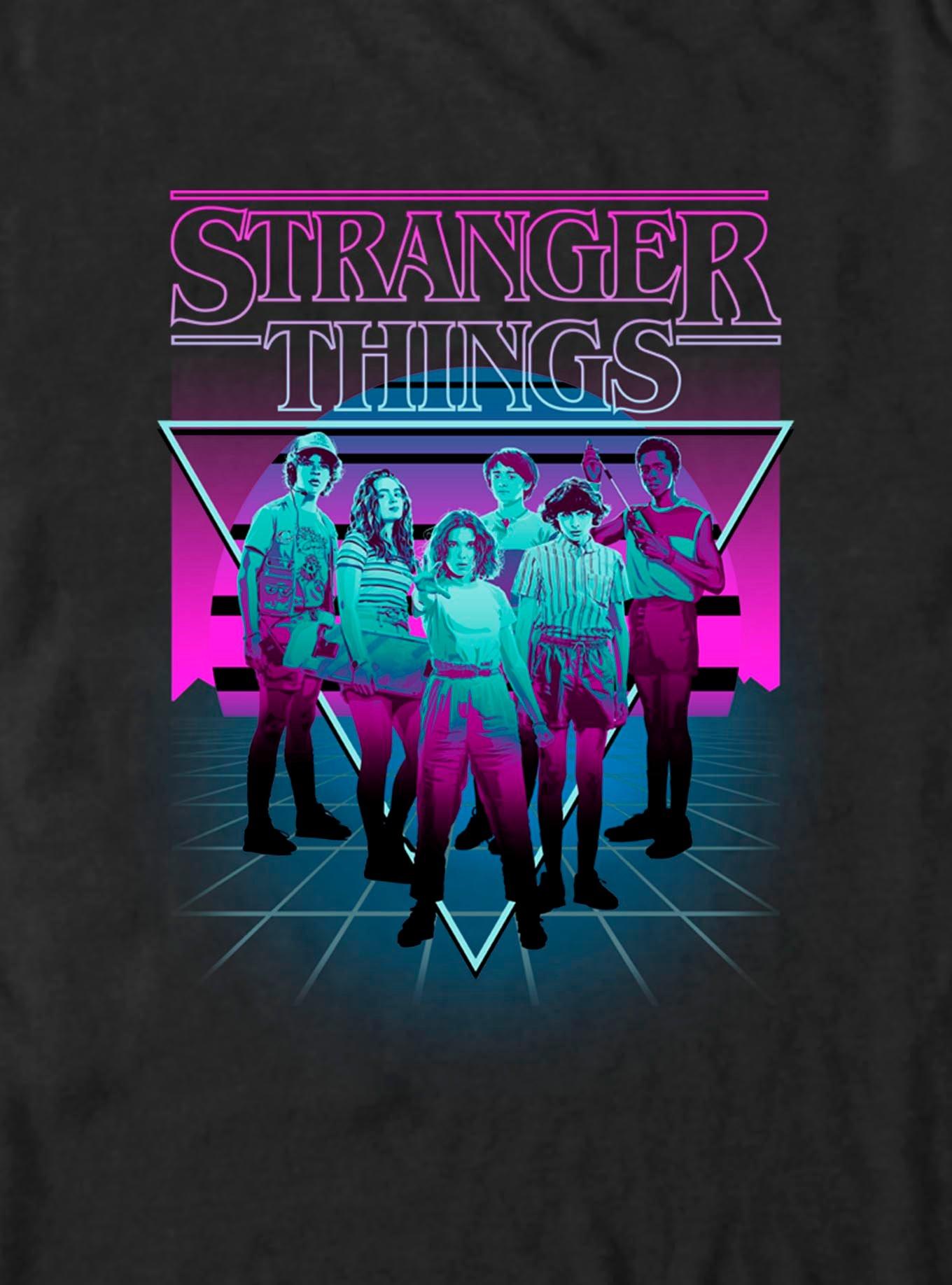 Stranger Things Neon Group T-Shirt, , hi-res