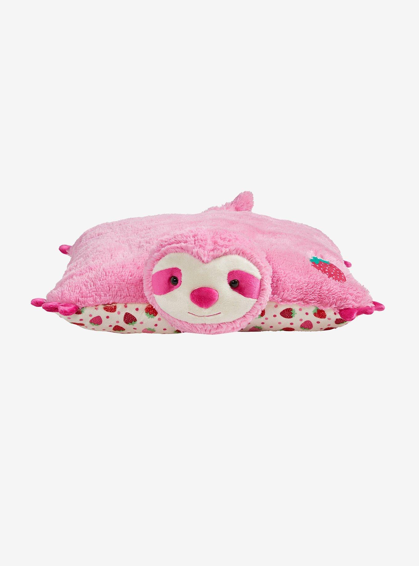 Sweet Scented Strawberry Sloth Pillow Pets Plush Toy, , alternate