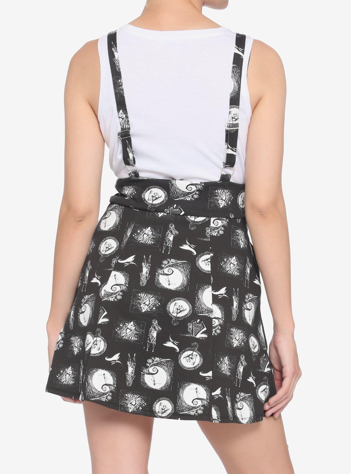 The Nightmare Before Christmas O-Ring Suspender Skirt, MULTI, alternate