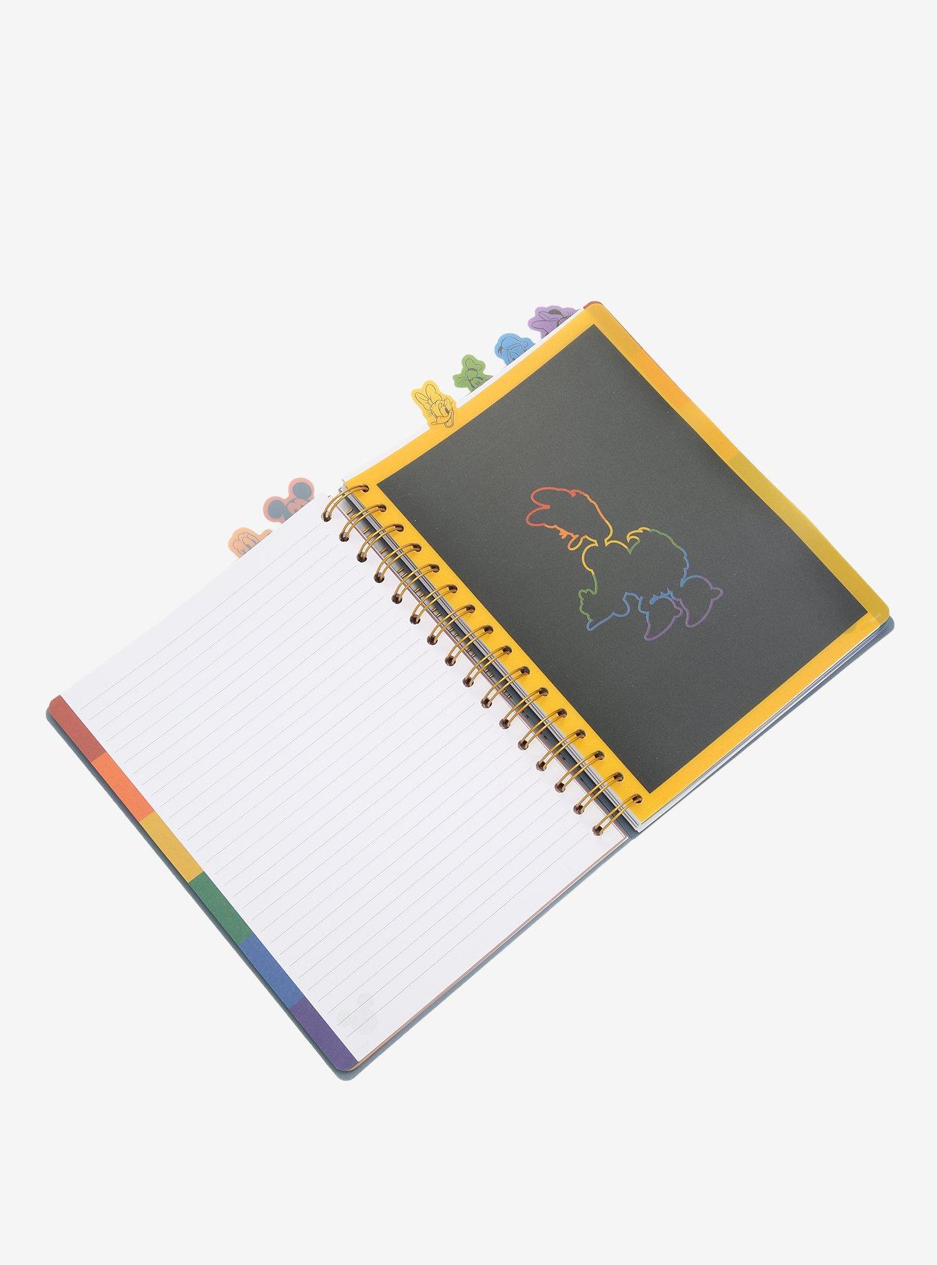 Disney Rainbow Tabbed Journal, , alternate