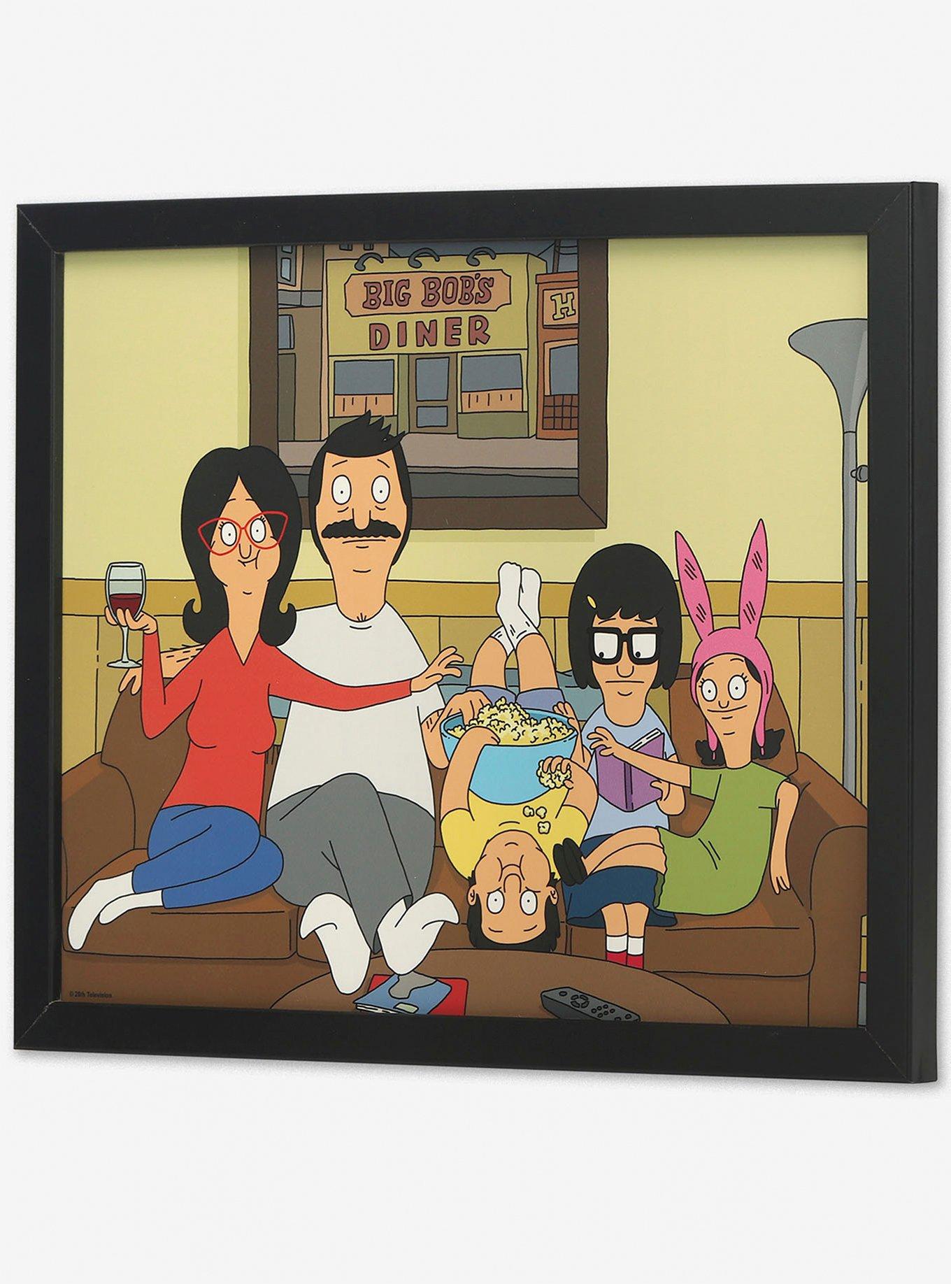 Bob's Burgers Family Portrait Framed Wood Wall Art, , alternate