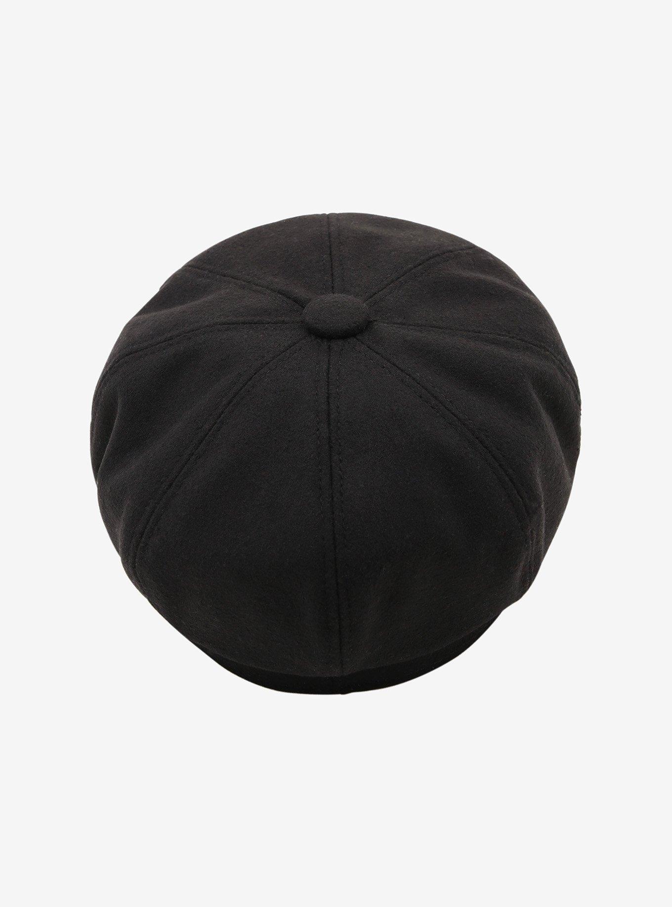 Black Cabbie Hat, , hi-res