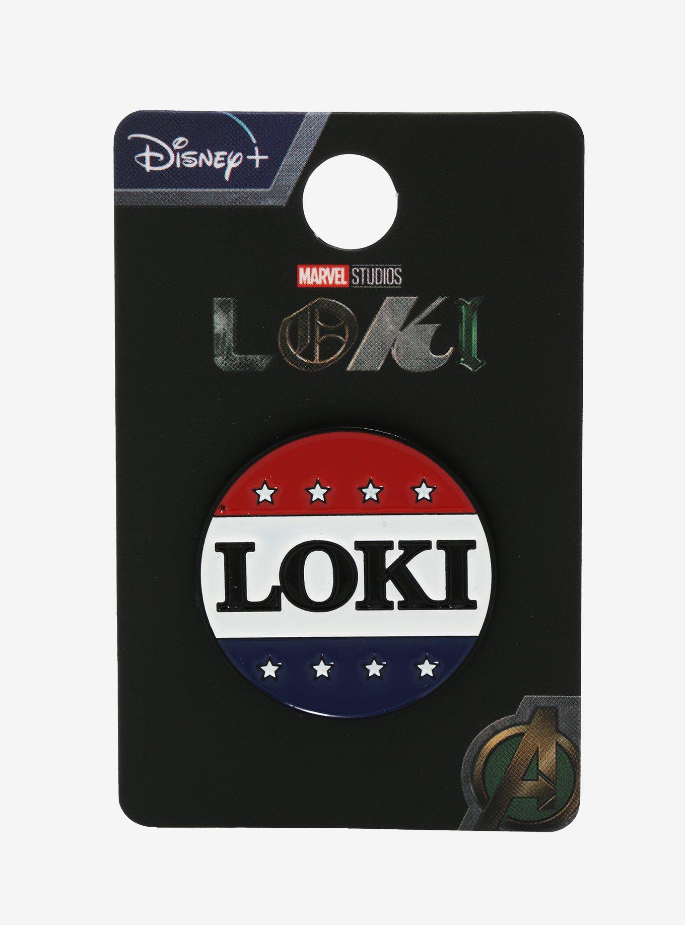 Marvel Loki Campaign Enamel Pin, , alternate