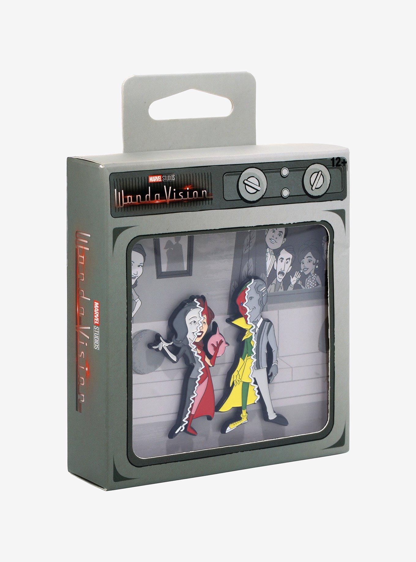 Marvel WandaVision Split Reality Enamel Pin Set, , alternate