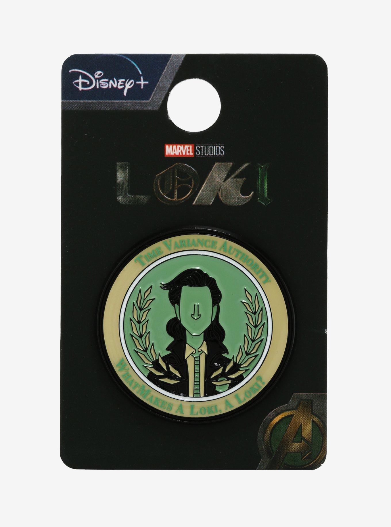 Marvel Loki Time Variance Authority Enamel Pin, , alternate