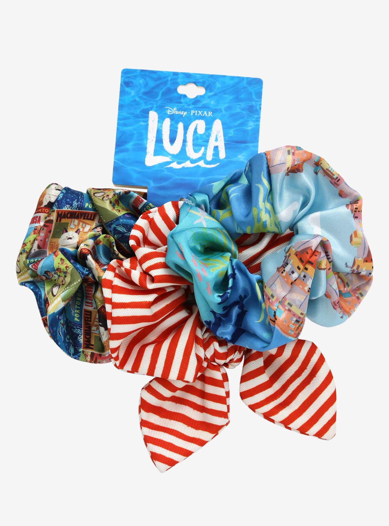 Disney Pixar Luca Scenic Scrunchy Set - BoxLunch Exclusive, , alternate - view 2