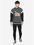 Disney Mickey & Friends Group Color-Block Sweatshirt, MULTI, alternate