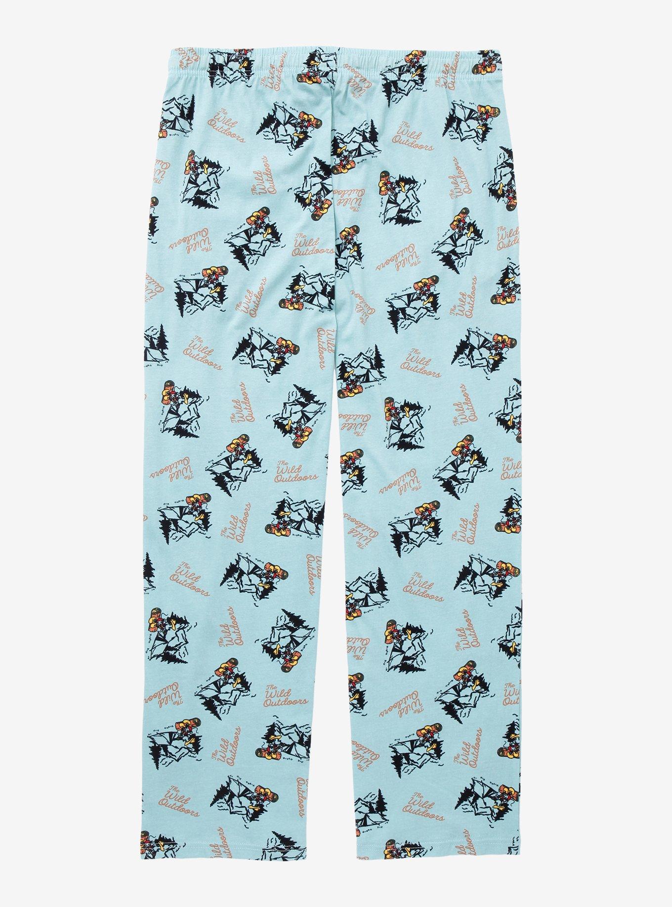 Disney Mickey Mouse The Wild Outdoors Sleep Pants - BoxLunch Exclusive, LIGHT BLUE, alternate