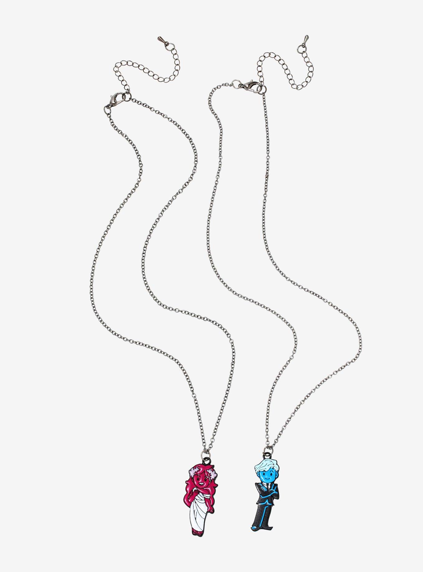 Lore Olympus Persephone & Hades Necklace Set, , alternate