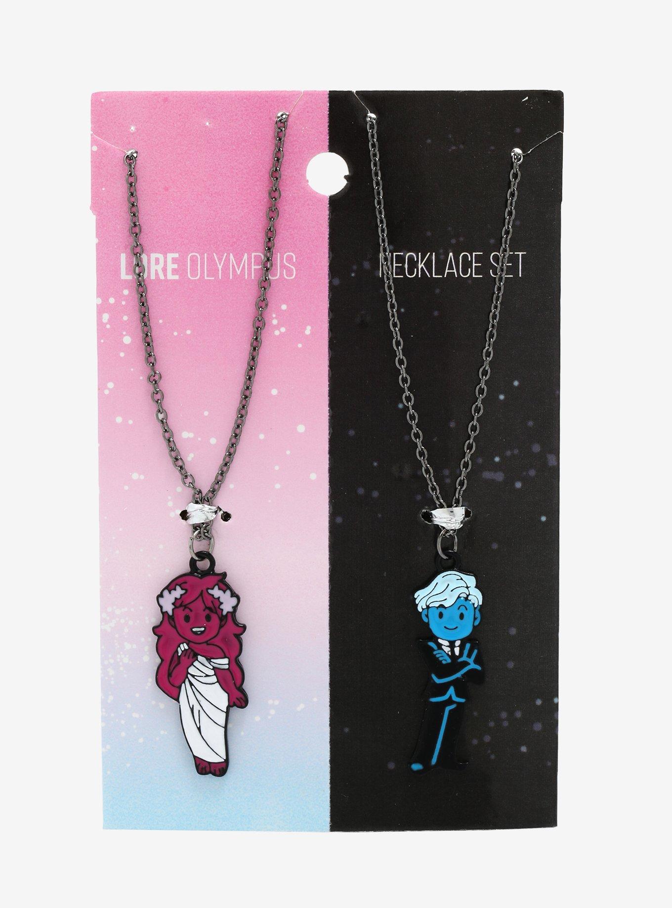 Lore Olympus Persephone & Hades Necklace Set, , alternate