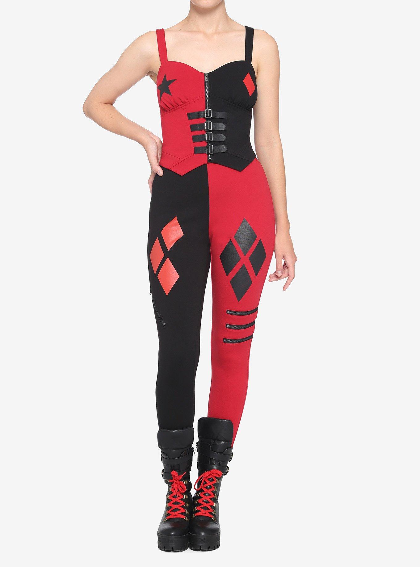 DC Comics The Suicide Squad Harley Quinn Bustier Top, MULTI, alternate
