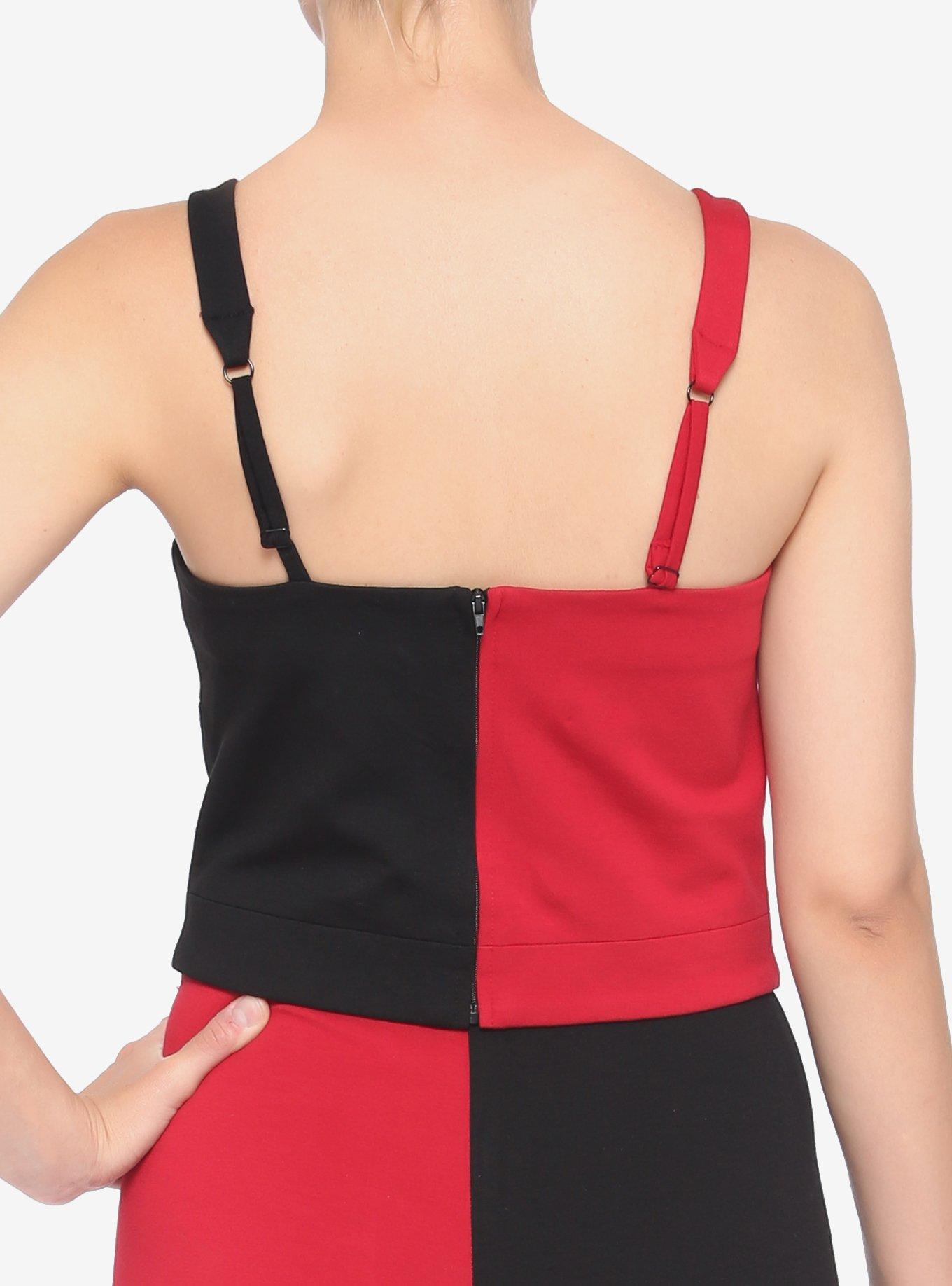 DC Comics The Suicide Squad Harley Quinn Bustier Top, MULTI, alternate