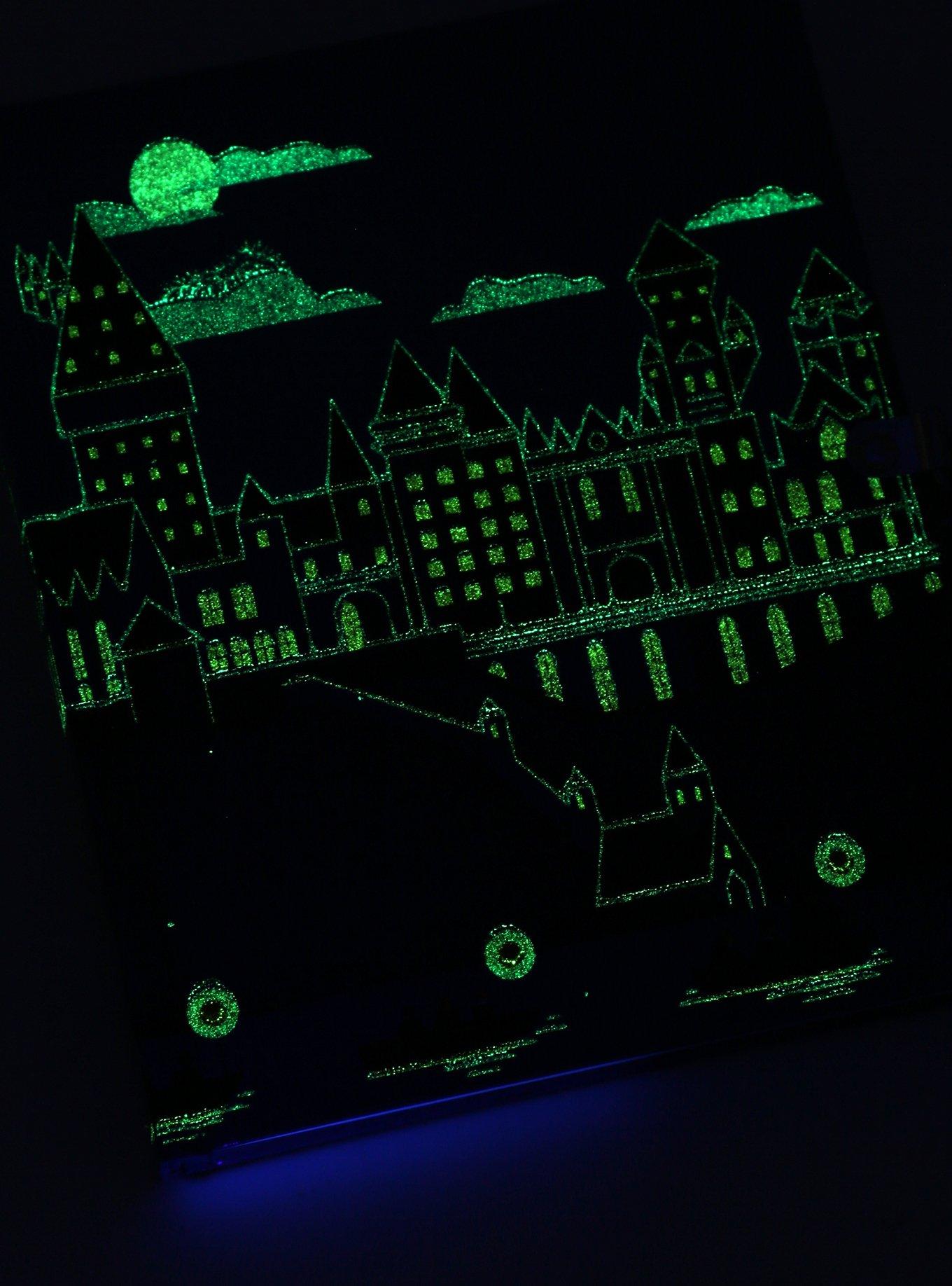 Harry Potter Hogwarts Castle Glow-in-the-Dark Lock & Key Diary, , alternate