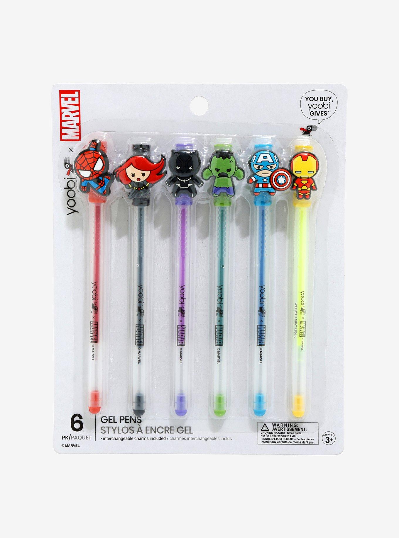 Yoobi x Marvel Chibi Avengers Gel Pen Set, , alternate