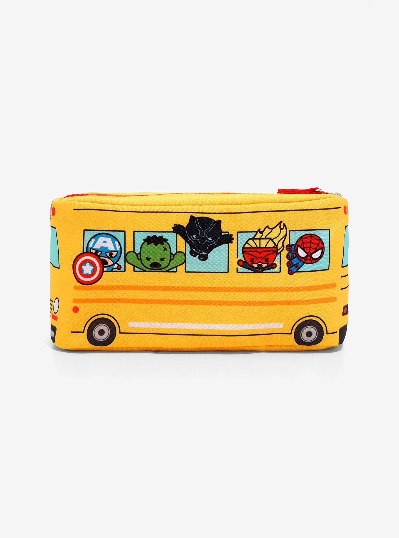 Yoobi x Marvel Avengers School Bus Pencil Case, , alternate